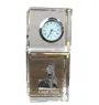 Dogue allemand, Grand danois I - montre en cristal avec photo, photo de chien dans un cristal, horloge de bureau personnalisée de la marque Art-Dog