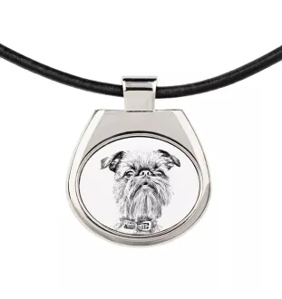 Griffon bruxellois - collier avec chien, pendentif personnalisé avec photo, collier unique pour femmes et hommes de la marque Art-Dog
