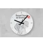 Griffon Bruxellois, Brussels Griffon - wall clock with a dog, shelf clock with a print, personalized home decoration from the Art-Dog brand