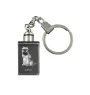 Griffon Bruxellois, Brussels Griffon - Crystal key ring with dog photo, illuminated key ring, unique gift by Art-Dog brand