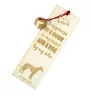 Lévrier anglais, Greyhound - marque-page pour livre avec chien, marque-page personnalisé, accessoire canin pour les lecteurs de la marque Art-Dog