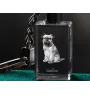 Griffon Bruxellois, Brussels Griffon - Crystal key ring with dog photo, illuminated key ring, unique gift by Art-Dog brand