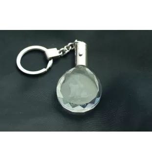 Brüsseler Griffon, Griffon Bruxellois - Anhänger mit einem Foto eines Hundes, Schlüsselanhänger aus Kristall in einer Geschenkbox, ein einzigartiges Geschenk von Art-Dog