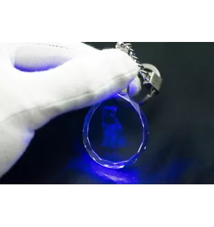 Griffon bruxellois - pendentif avec une photo de chien, porte-clés en cristal dans une boîte cadeau, un cadeau unique par Art-Dog