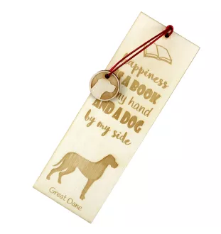 Deutsche Dogge, Ulmer Dogge, Große Dogge II - Lesezeichen mit Hund, personalisiertes Lesezeichen, Hundeaccessoire für Leser der Marke Art-Dog