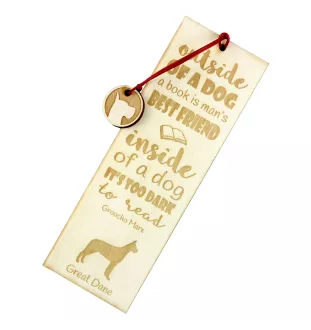 Dogue allemand, Grand danois I - marque-page pour livre avec chien, marque-page personnalisé, cadeau pour les amateurs de livres de la marque Art-Dog