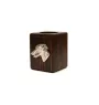 Greyhound, English Greyhound - wooden candle holder with a dog, a unique souvenir after losing a dog, a handicraft from the Art-Dog brand