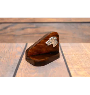 Greyhound, Grosser Englischer Windhund - Holzkerzenhalter mit Hund, Teelichthalter, Gedenkstätte für den Hund der Marke Art-Dog