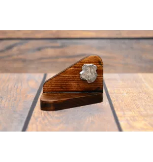 Dogue allemand, Grand danois II - bougeoir en bois avec un chien, support pour bougie chauffe-plat, lieu de mémoire pour chien de la marque Art-Dog