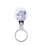 Lévrier anglais, Greyhound - porte-clés avec l'image d'un chien, pendentif avec la propre graphique de la marque Art-Dog
