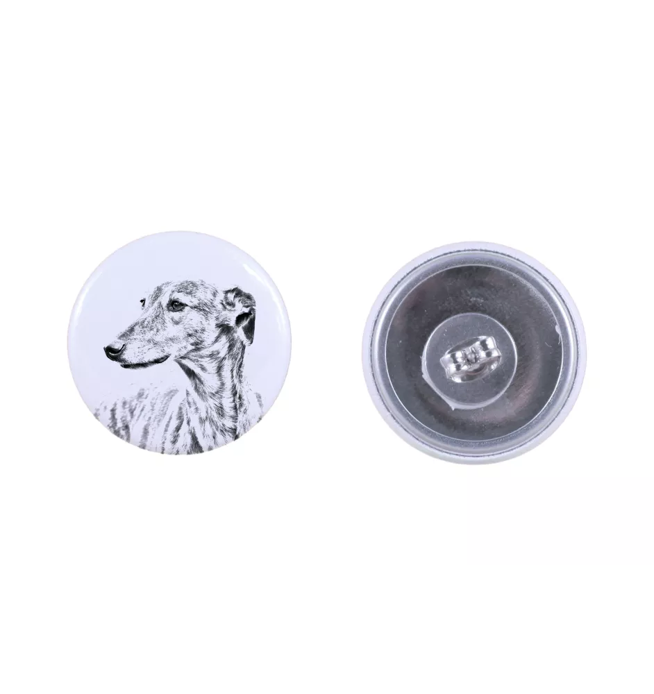 Greyhound, English Greyhound - unique dog earrings, your pet on a keychain, Art-Dog's own brand