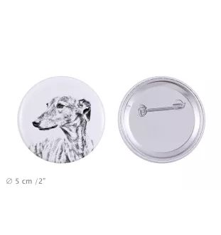 Greyhound, English Greyhound - pin with your dog, add your own photo, Art-Dog brand