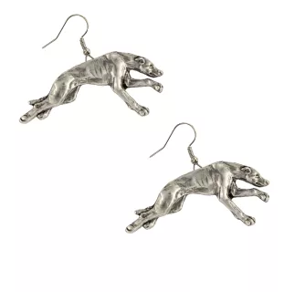 Greyhound, English Greyhound - hanging earrings with dogs, charming jewelry for a dog mom, a gift for a girl from the Art-Dog brand