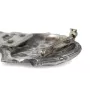 Great Dane - brooch with a clip, holder for a start number, silver-plated dog show pin from the Art-Dog brand