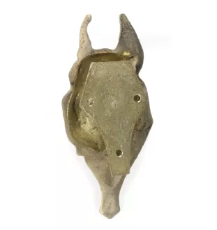 Deutsche Dogge, Ulmer Dogge, Große Dogge - Türklopfer in Form eines Hundekopfes, Messing-Türklopfer, Retro-Dekoration an der Tür der Marke Art-Dog