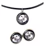 Lévrier anglais, Greyhound - boîte à bijoux avec votre photo, ensemble collier et boucles d'oreilles, produits personnalisés de la marque Art-Dog