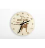 Great Dane II - clock with a dog, wooden clock, wall clock for dog lovers, clock for desk and shelf, Art-Dog