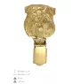 Gryfonik brukselski clipring pozłacany Art-Dog