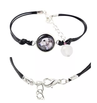 Greyhound, English Greyhound - bracelet in a box with your photo, feminine jewelry, perfect gift from Art-Dog brand