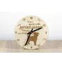 Griffon bruxellois - horloge avec chien, horloge en bois, horloge murale pour les amoureux des chiens, horloge de bureau et étagère, Art-Dog