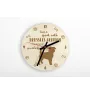 Griffon Bruxellois, Brussels Griffon - clock with a dog, wooden clock, wall clock for dog lovers, clock for desk and shelf, Art-Dog