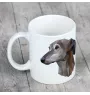 Greyhound, Grosser Englischer Windhund - Becher mit einem Bild und dem Schriftzug geometrischer Hund Art-Dog
