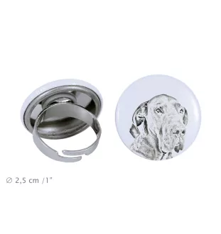 Dog niemiecki I pierścionek z psem mały Art-Dog