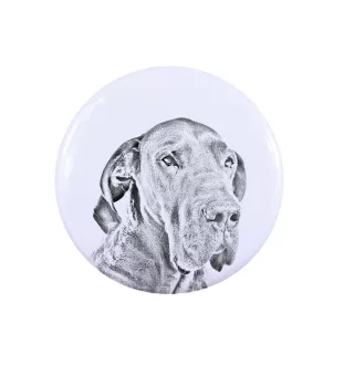 Deutsche Dogge, Ulmer Dogge, Große Dogge I - Damen Schmuck mit dem Bild eines Hundes, handgefertigtes Produkt, Möglichkeit, Ihr eigenes Foto hinzuzufügen, Marke Art-Dog