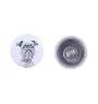 Griffon bruxellois - boucles d'oreilles uniques avec un chien, votre animal de compagnie sur un porte-clés, marque propre Art-Dog