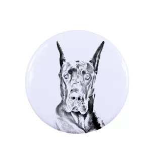 Dogue allemand, Grand danois - bijoux pour femmes avec l'image d'un chien, produit fait à la main, possibilité d'ajouter sa propre photo, marque Art-Dog