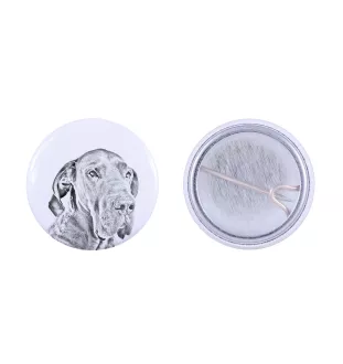 Dog niemiecki I przypinka z psem mała Art-Dog
