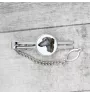 Lévrier anglais, Greyhound - épingle de cravate géométrique avec photo et inscription Art-Dog