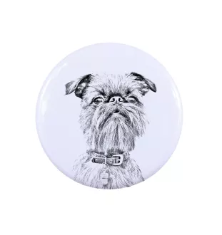 Griffon bruxellois - bijoux pour femmes avec l'image d'un chien, produit fait à la main, possibilité d'ajouter sa propre photo, marque Art-Dog