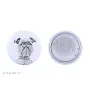 Griffon bruxellois - badge avec votre chien, ajoutez votre propre photo, marque Art-Dog