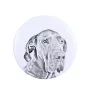 Great Dane I - magnet with a dog's pupil, exceptionally light, strong magnet, handmade product by the Art-Dog brand