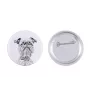 Griffon Bruxellois, Brussels Griffon - pin with your dog, add your own photo, Art-Dog brand