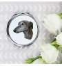 Greyhound, Grosser Englischer Windhund - Spiegel mit Foto und geometrischem Aufdruck der Marke Art-Dog