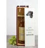 Greyhound, Grosser Englischer Windhund - geometrische Box mit einem Bild und Schriftzug für Wein der Marke Art-Dog
