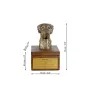 Deutsche Dogge, Ulmer Dogge, Große Dogge II - Eine Ascheurne für Hunde mit einer Statuette, eine kleine Urne für Hunde, eine personalisierte Urne mit dem Porträt eines Hundes von der Marke Art-Dog.
