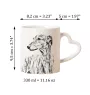 Lévrier anglais, Greyhound - tasse avec chien, une tasse adorable avec une anse en forme de cœur, un cadeau universel de la marque Art-Dog