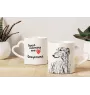 Lévrier anglais, Greyhound - tasse avec chien, une tasse adorable avec une anse en forme de cœur, un cadeau universel de la marque Art-Dog