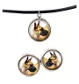 Great Dane I - jewelry with your photo box, set of necklace and earrings, personalized products from the Art-Dog brand