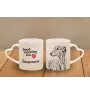 Lévrier anglais, Greyhound - tasse avec chien, une tasse adorable avec une anse en forme de cœur, un cadeau universel de la marque Art-Dog