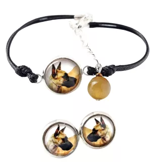 Deutsche Dogge, Ulmer Dogge, Große Dogge I - Schmuckset mit Ihrem Foto, Schmuckstück für Frauen, handgefertigtes Produkt, handgefertigtes Produkt mit Leidenschaft für die Marke Art-Dog.