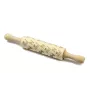 Griffon Bruxellois, Brussels Griffon - small rolling pin with a dog, patterned dough roller, gadget for ceramicists from the Art-Dog brand