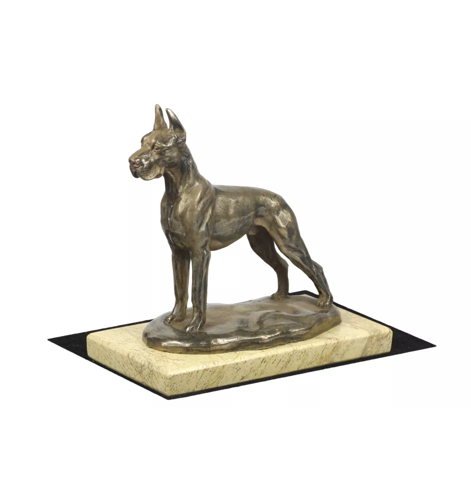 Deutsche Dogge, Ulmer Dogge, Große Dogge I - Hundestatue, Hundesilhouettefigur, Trophäe für die Hundeausstellung der Marke Art-Dog