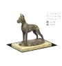 Dogue allemand, Grand danois I - statuette de chien, figurine de silhouette de chien, trophée pour exposition de chiens de la marque Art-Dog