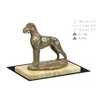 Great Dane II - dog figurine, dog silhouette figurine, trophy for Art-Dog dog show exhibition