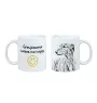 Lévrier anglais, Greyhound - tasse avec chien, une tasse joyeuse pour les amoureux des chiens, un cadeau personnalisé de la marque Art-Dog