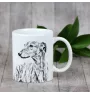 Greyhound, English Greyhound - cup with a dog, cheerful cup for a dog lover, personalized gift from the Art-Dog brand
